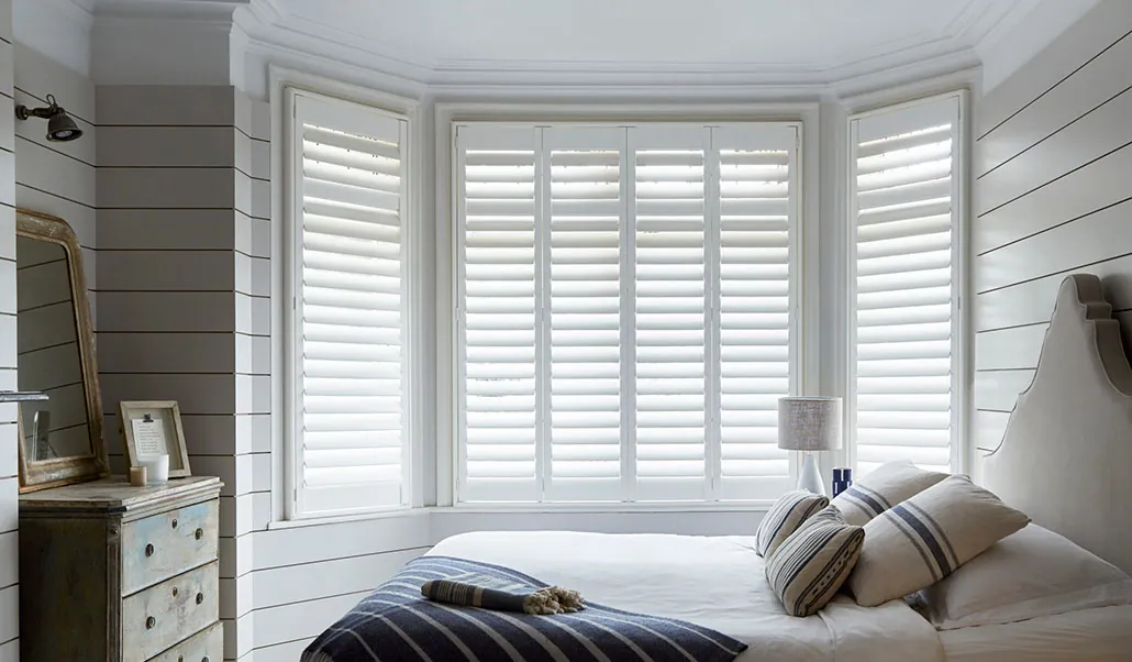 full height shutters in west midlands bedroom